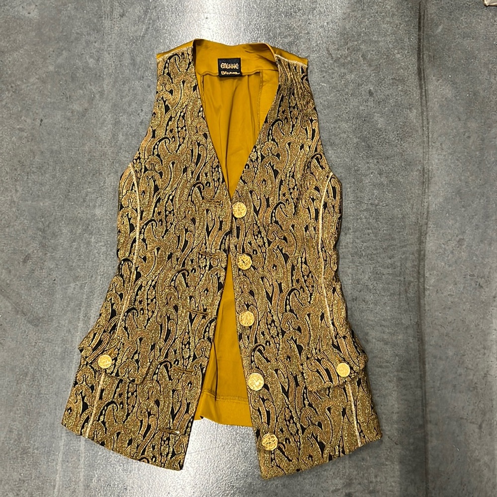 Vintage Etienne Brunel vest